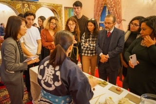 Démonstration de la pâtisserie japonaise traditionnelle «Wagashi» Rabat