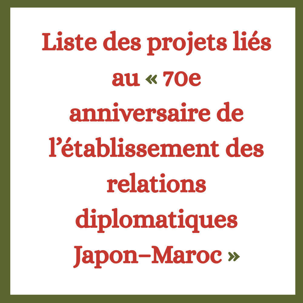Liste des projets liés au «70e anniversaire»