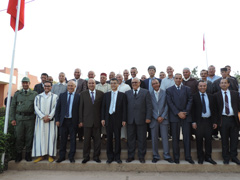 Cérémonie d’inauguration des salles de classe réalisées dans le cadre d’une Aide non-remboursable aux projets locaux contribuant à la sécurité humaine du Gouvernement du Japon : "Projet d’extension du Lycée Qualifiant Ait Baha" - 2015/11/12
