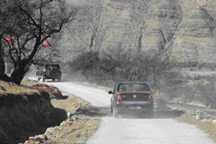 Aménagement d'une piste dans la commune rurale Sidi Abdellah El Bouchouari - 2013/11/11