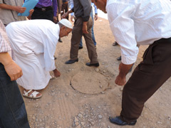Visite de l’Ambassadeur KUROKAWA au Site du Projet « Projet de Réhabilitation de Khattara Lambarkia Fougania » réalisé par un APL du Japon - 2015/10/31