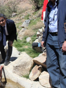 Cérémonie d'inauguration du système de canalisation hydro-agricole dans la Commune rurale de Toubkal - 05/03/2015
