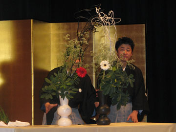 生け花デモンストレーション - 2011/09