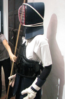 「武道の精神」 展 - 小・中学生のグループ見学
