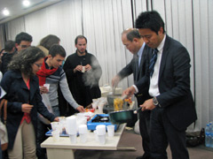 日本映画上映会 - 2015年3月 - 日清マグレブ社による実演・試食、商品見本展示・配布