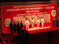 JUDO World Masters Mohammed VI 2015 Rabat - Remises de médailles 23-24/5/2015