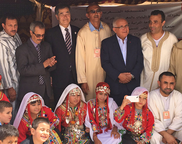 Cérémonie de réception de la piste rurale aménagée dans le cadre du «Projet d’aménagement de la piste Afoud dans la commune rurale de Sidi Abdellah El Bouchouari » _05/09/2018