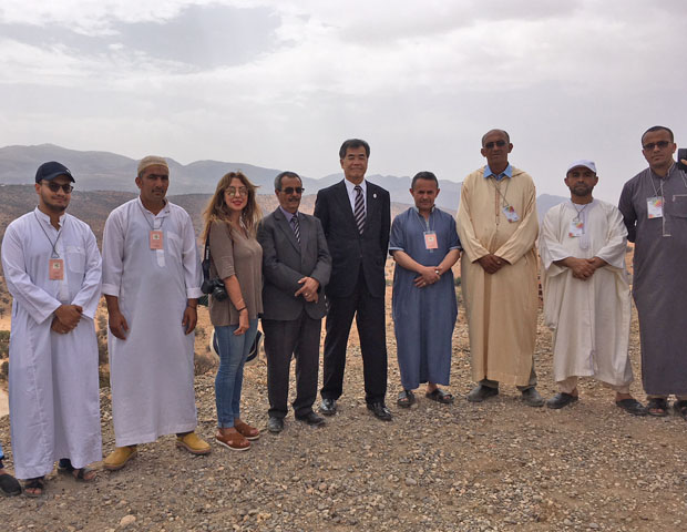 Cérémonie de réception de la piste rurale aménagée dans le cadre du «Projet d’aménagement de la piste Afoud dans la commune rurale de Sidi Abdellah El Bouchouari » _05/09/2018
