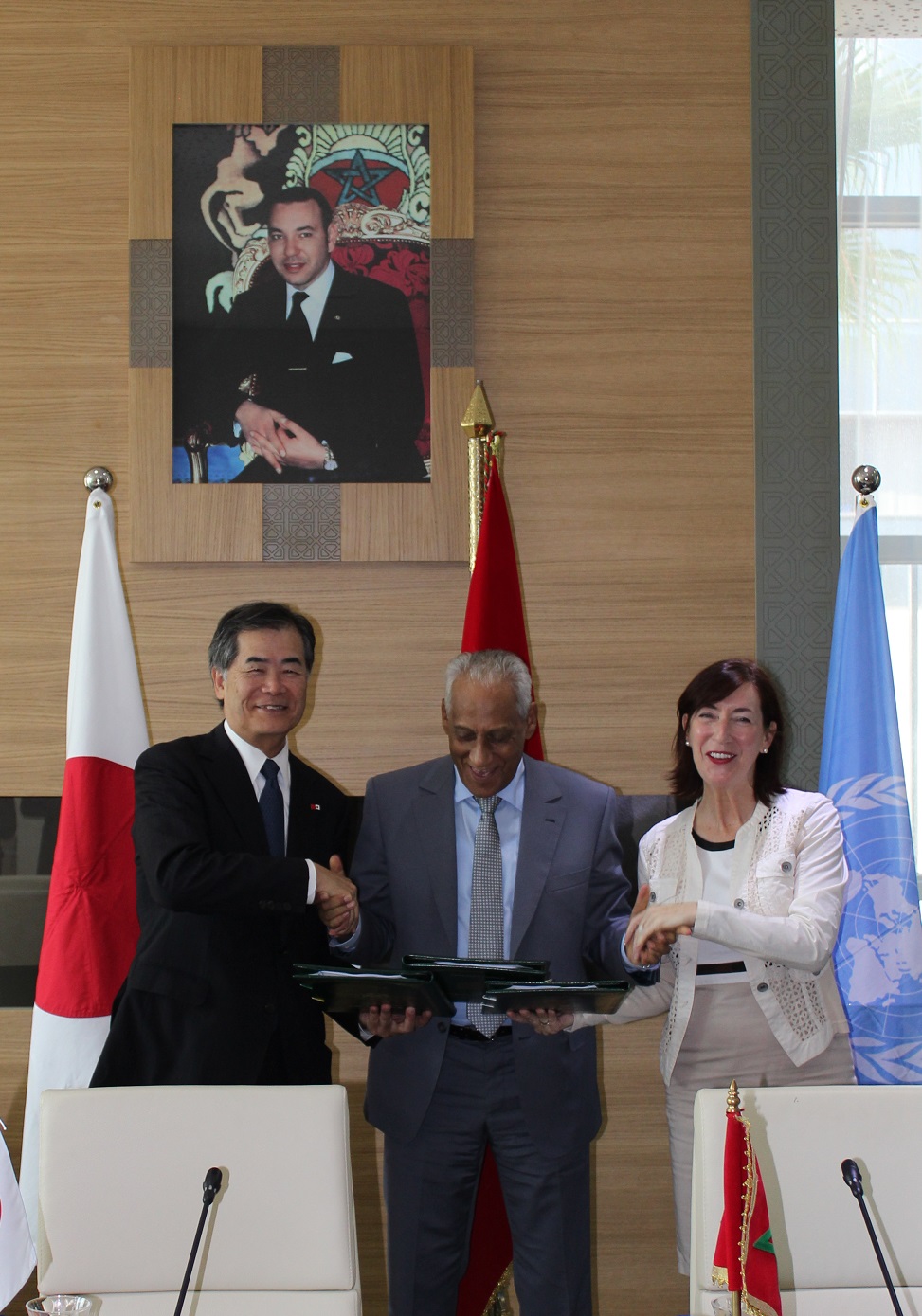 花谷大使のUNDP及びDGAPR実施プロジェクト署名式典出席(令和元年7月10日)