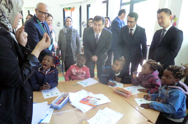 Signature de contrat de don relatif au projet culturel entre l’Ambassade du Japon et la Fondation Orient-Occident - 22/03/2018