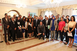 Réception en l’honneur des participants au 1er groupe d’ABE Initiative - 2015/08/10