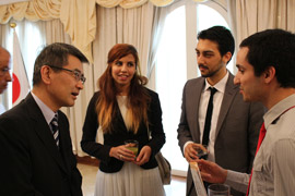 Réception en l’honneur des participants au 1er groupe d’ABE Initiative - 2015/08/10