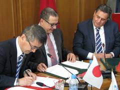 Signature de l’Echange de Notes relative au prêt en yen japonais pour le Projet : Programme d’appui au Plan Maroc Vert - 2016/03/04