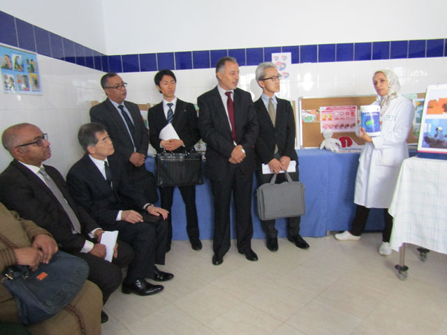 Visite au Centre de Santé Moulay Abdellah à El Jadida par l’Ambassadeur HANATANI - 29/09/2017