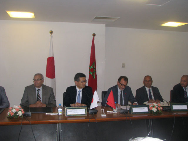 Cérémonie de signature de l'Echange de notes relatif au don japonais en faveur de la BNRM - 2016/09/30