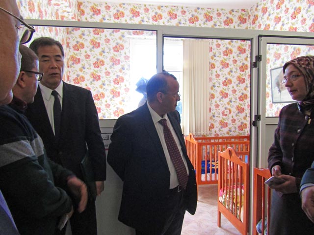 Cérémonie d’ouverture du « Projet de construction d’un centre d’hébergement des enfants abandonnés et des femmes en situation difficile- 15/11/2017