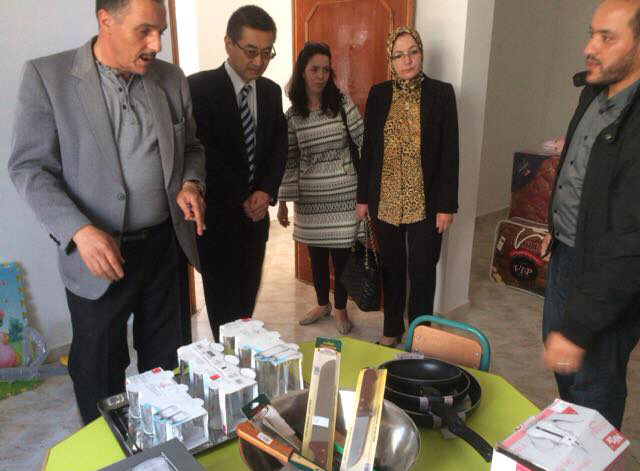 Visite de l’Ambassadeur KUROKAWA au site du « Projet de construction d’un centre d’hébergement des enfants abandonnés et des femmes en situation difficile » - 2016/10/27