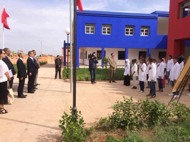 Visite de l’Ambassadeur KUROKAWA au collège Essaadiyine réalisé dans le cadre du « Programme de l’Appui au Secteur de l'Éducation de Base » - 2016/11/03