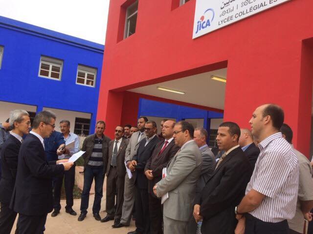 Visite de l’Ambassadeur KUROKAWA au collège Essaadiyine réalisé dans le cadre du « Programme de l’Appui au Secteur de l'Éducation de Base » - 2016/11/03