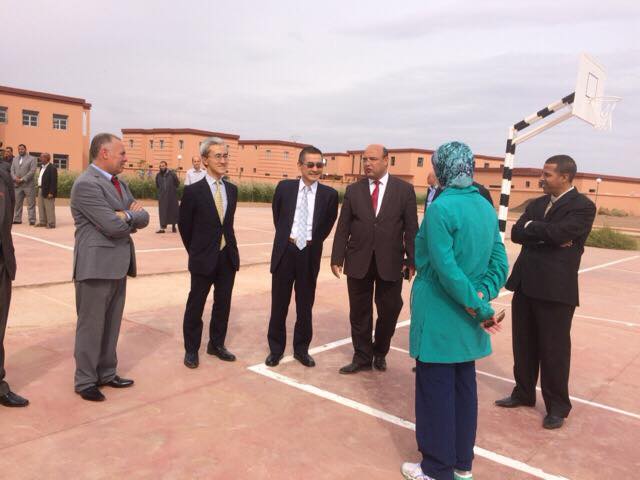 Visite de l’Ambassadeur KUROKAWA au collège Essaadiyine réalisé dans le cadre du « Programme de l’Appui au Secteur de l'Éducation de Base » - 2016/11/03