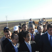 au site du Projet d’amélioration du système d’irrigation dans le périmètre irrigué des Doukkala Abda