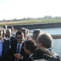 au site du Projet d’amélioration du système d’irrigation dans le périmètre irrigué des Doukkala Abda
