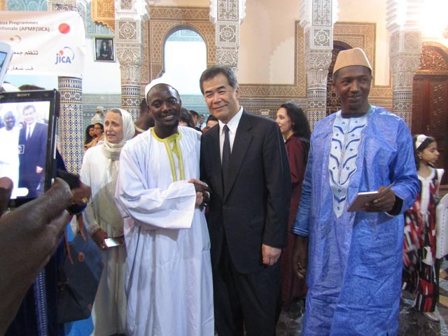 Participation de l’Ambassadeur Hanatani à l’Iftar (ftour) organisé par l'Association des Participants Marocains aux Programmes (APMP) de la JICA - 17/06/2017