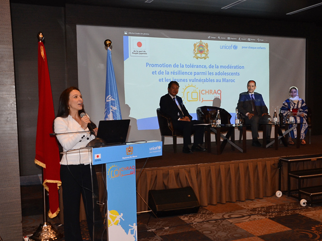 Le lancement du« Programme de la promotion de la tolérance, de la modération et de la résilience parmi les adolescents et les jeunes vulnérables au Maroc » en collaboration avec l’UNICEF