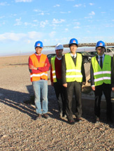 Visite du site du projet d'énergie solaire à Ouarzazate - 05/03/2015