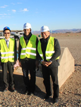Visite du site du projet d'énergie solaire à Ouarzazate - 05/03/2015