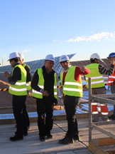Visite du site du projet d'énergie solaire à Ouarzazate - 05/03/2015