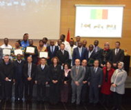 Séminaire de formation dans le domaine de la gestion portuaire (Coopération tripartite) - Avec les participants ainsi que le personnel et les personnes en rapport avec l'Institut de Fromation Portuaire