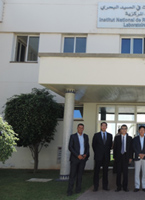 Visite de M. Tsuruho, parlementaire, à l'INRH à Casablanca