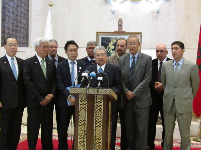 La visite officielle de S.E. M. Date, le Président de la Chambre des Conseillers du Japon, au Maroc