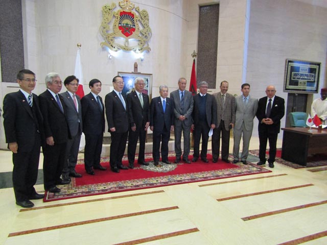 La visite officielle de S.E. M. Date, le Président de la Chambre des Conseillers du Japon, au Maroc