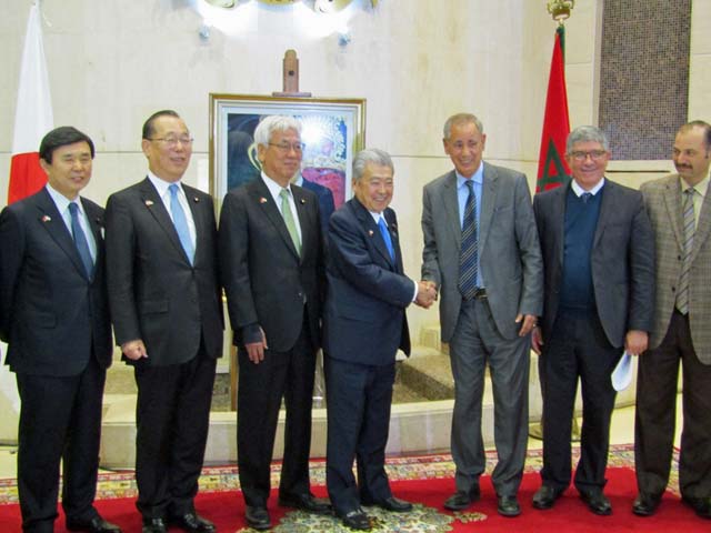 La visite officielle de S.E. M. Date, le Président de la Chambre des Conseillers du Japon, au Maroc