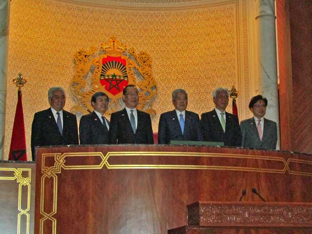 La visite officielle de S.E. M. Date, le Président de la Chambre des Conseillers du Japon, au Maroc