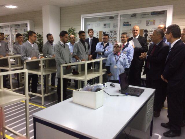 Lancement des formations professionnelles dans le cadre du programme en collaboration avec l’ONUDI au sein de YAZAKI Tanger - 2016/10/26