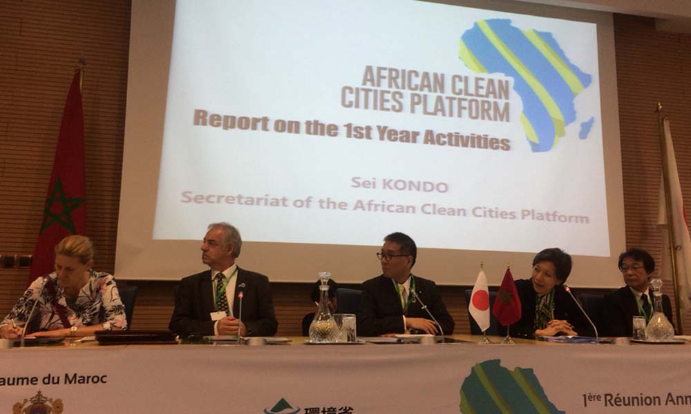 Visite au Maroc de S.E. Monsieur Tadahiko ITO, Ministre délégué auprès du Ministre de l’Environnement du Japon : Première réunion annuelle de la Plateforme africaine des villes propres (ACCP)