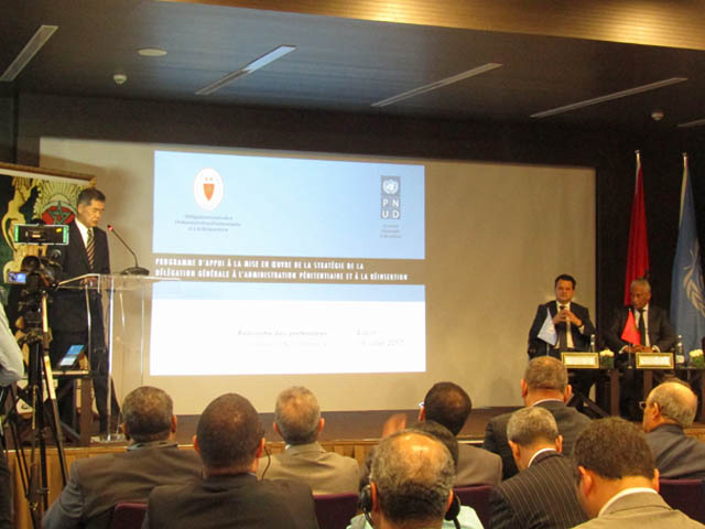 Participation de l’Ambassadeur Hanatani à la Rencontre des Partenaires du « Programme d’Appui à la mise en œuvre de la stratégie de la Délégation Générale à l’Administration Pénitentiaire et à la Réinsertion (DGAPR) » lancé par la DGAPR et le PNUD Maroc- 19/07/2017