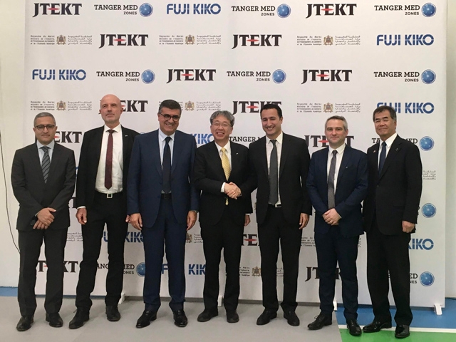 Participation de l’Ambassadeur HANATANI à la cérémonie d’inauguration de JTEKT et FUJI KIKO à Tanger (le 9 octobre 2019)