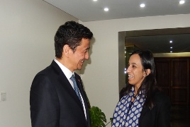 Visite du ministre délégué des Affaires étrangères M. Nobuo KISHI - mars 2014