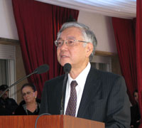 Réception de la Fête Nationale à l'occasion de l'Anniversaire de Sa Majesté l'Empereur Akihito 2010