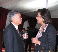 Mme Bensalah Alaoui, Ambassadeur itinérant de Sa Majesté le Roi et M. l'Ambassadeur Yanagiya