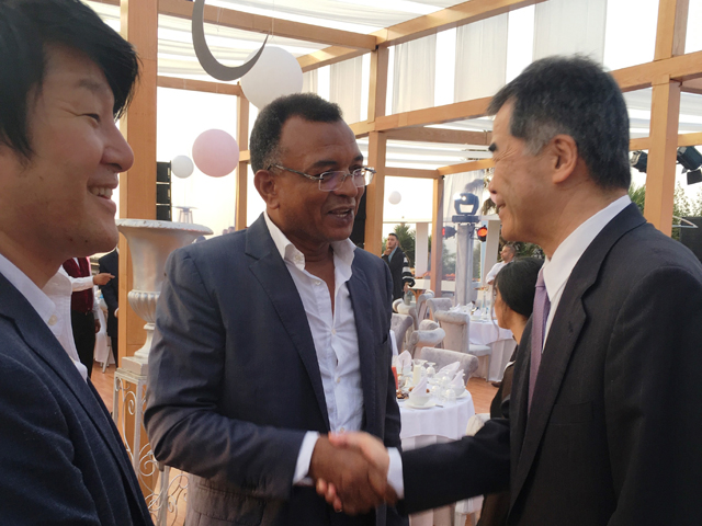 Participation de l’Ambassadeur Hanatani à I’Iftar (ftour) organisé par une société japonaise - 2017/06/07
