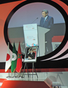 "The Fourth Japan-Arab Economic Forum" à Casablanca - S.E. M. Motoo Hayashi, ministre de l'Economie et des Finances - 2016/05/04-05