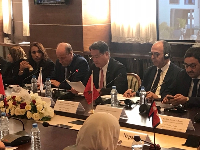 Participation des parlementaires japonais au « Forum des parlementaires arabes et asiatiques sur la population et le développement »(du 18 au 20 septembre 2019)