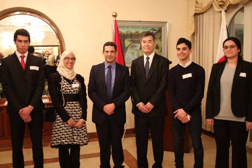 Réception en l’honneur des nouveaux bousiers du Gouvernement du Japon- 02/03/2018