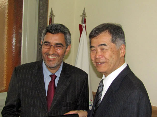 L’Ambassadeur Hanatani a rendu une visite de courtoisie auprès du M. Abdelaziz El Omari, Maire de Casablanca- 20/07/2017