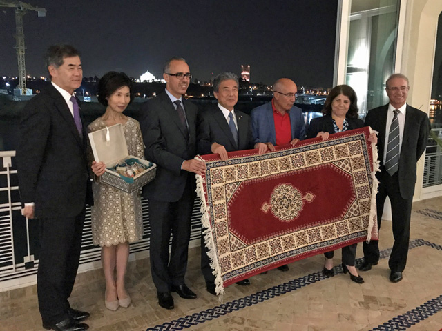 La visite de S.E.M. Hirofumi NAKASONE, Membre parlementaire de la Chambre des Conseillers du Japon, Président de l'Association d'amitié parlementaire Japon-Maroc, au Maroc